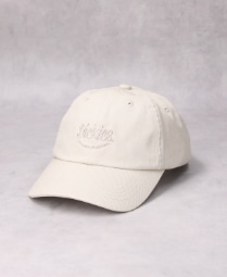 ピグメント刺繍キャップ