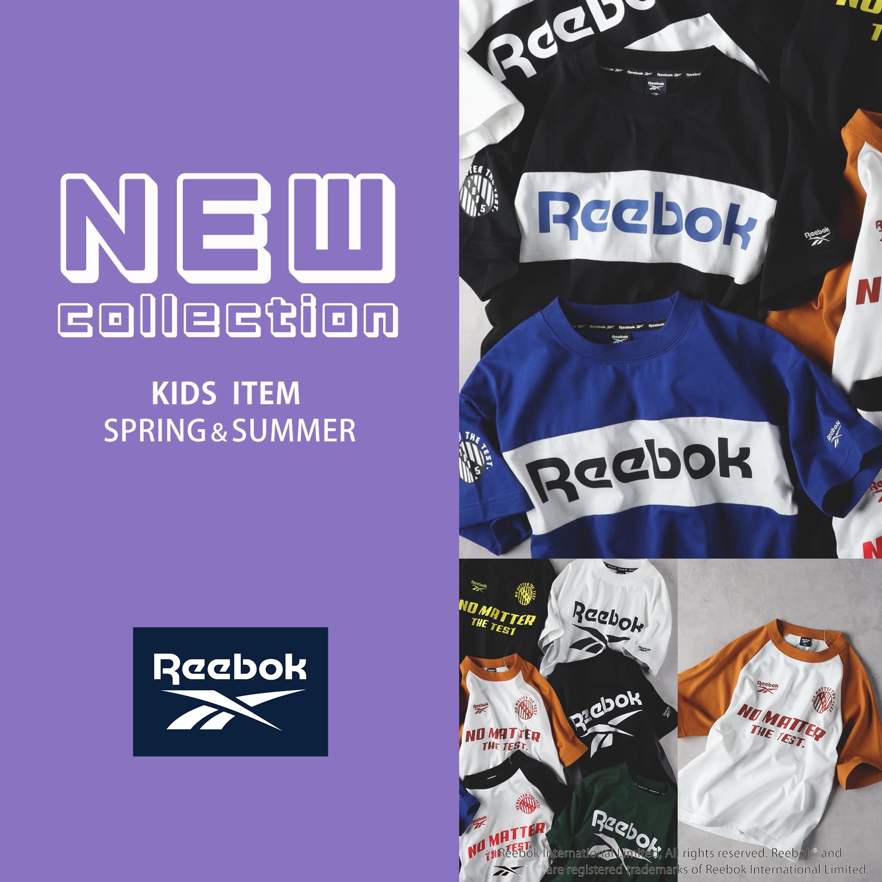 「Reebok」の新作Tシャツが登場