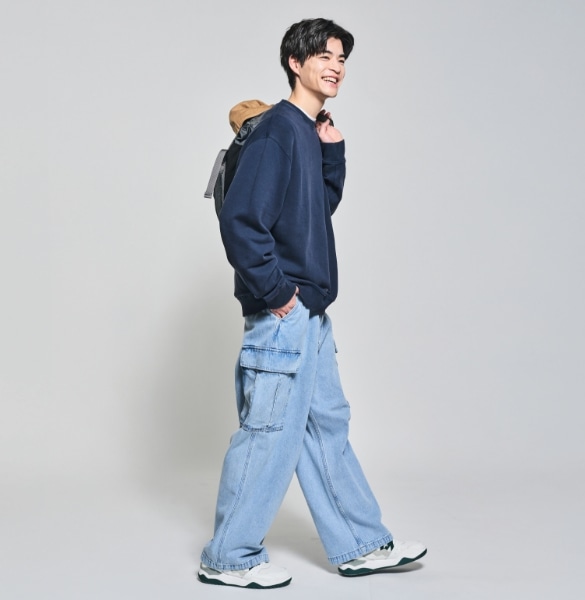 デニムカーゴパンツ