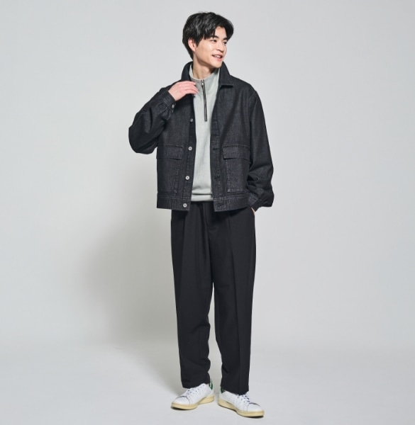 デニムブルゾン