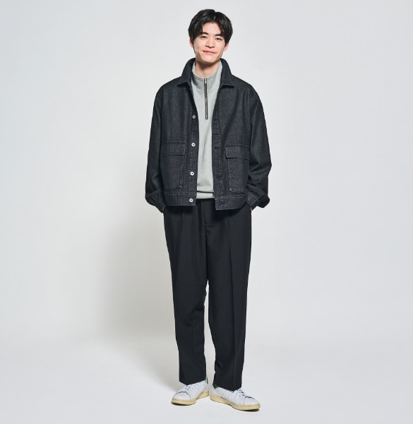デニムブルゾン