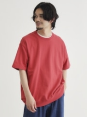 裾リブショートスリーブTシャツ