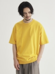 裾リブショートスリーブTシャツ