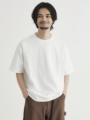 裾リブショートスリーブTシャツ