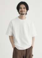 裾リブショートスリーブTシャツ