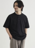 ヘンリーネックTシャツ