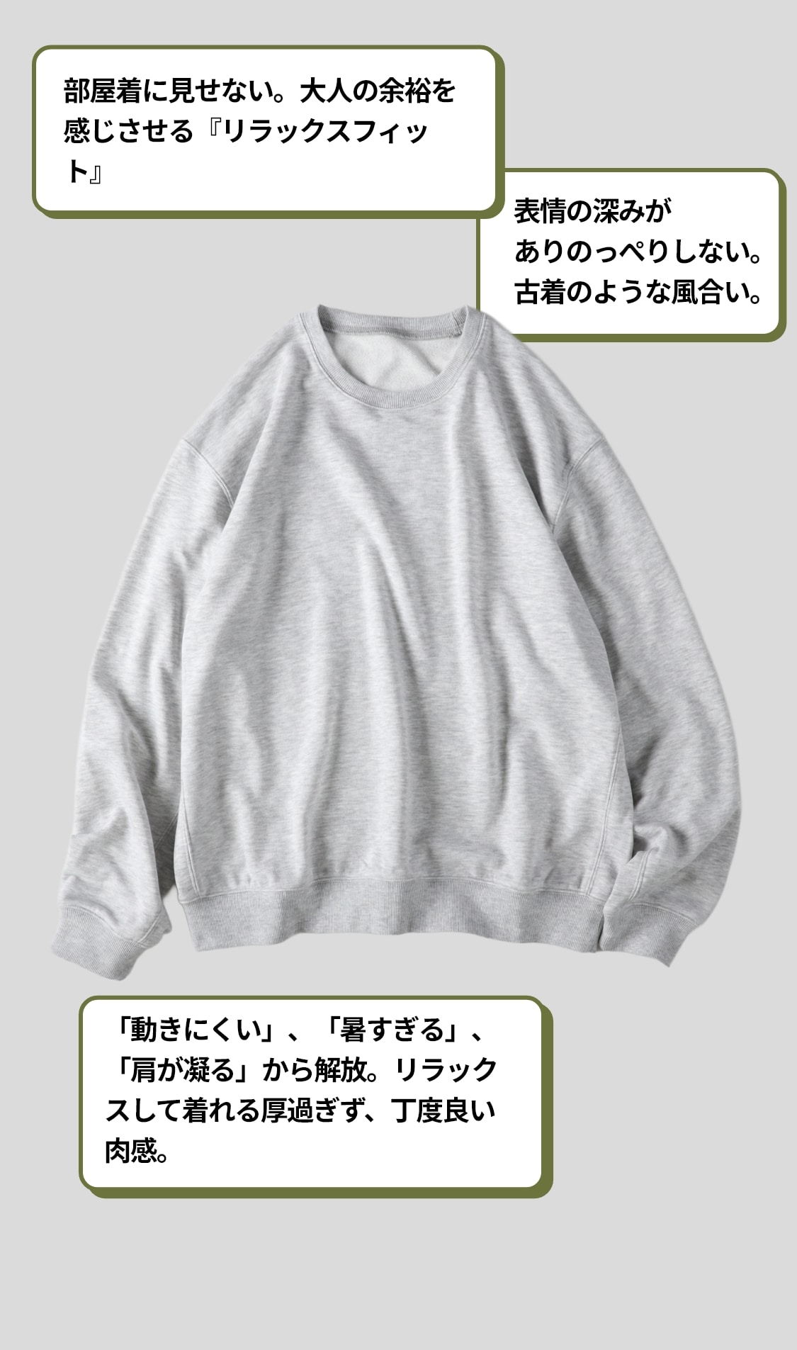 スウェット 詳細1