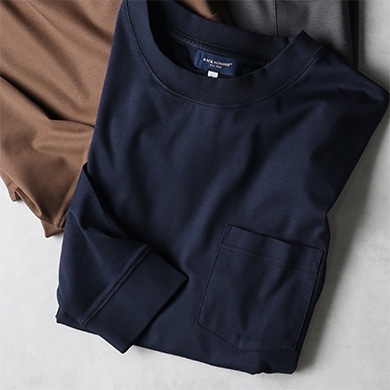 ポケットロングスリーブTシャツ