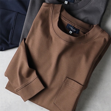ポケットロングスリーブTシャツ