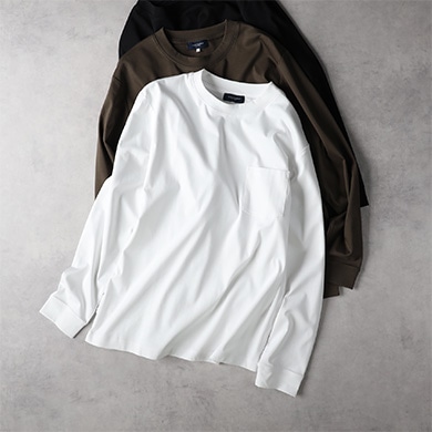 ポケットロングスリーブTシャツ