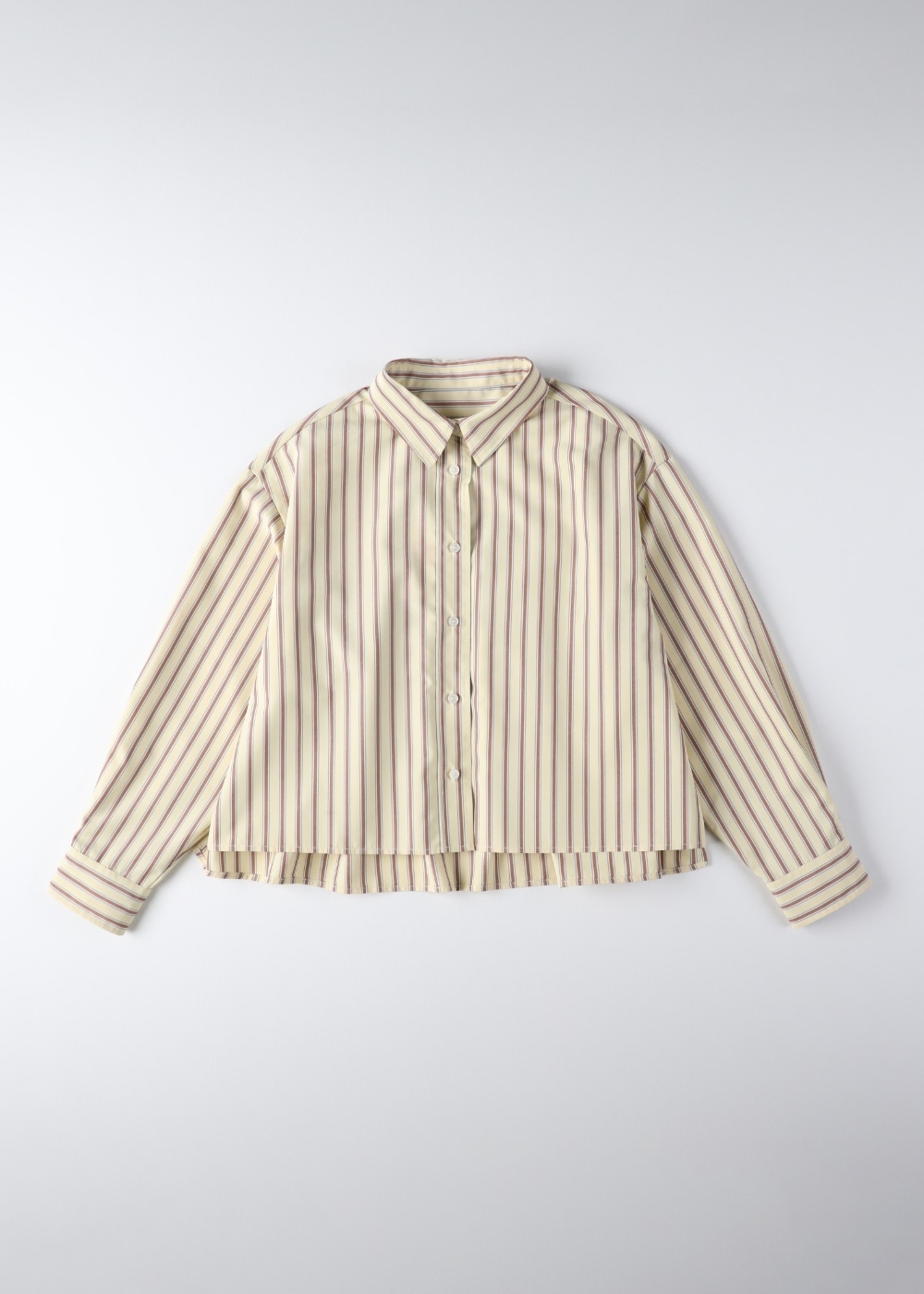 ストライプショートシャツ