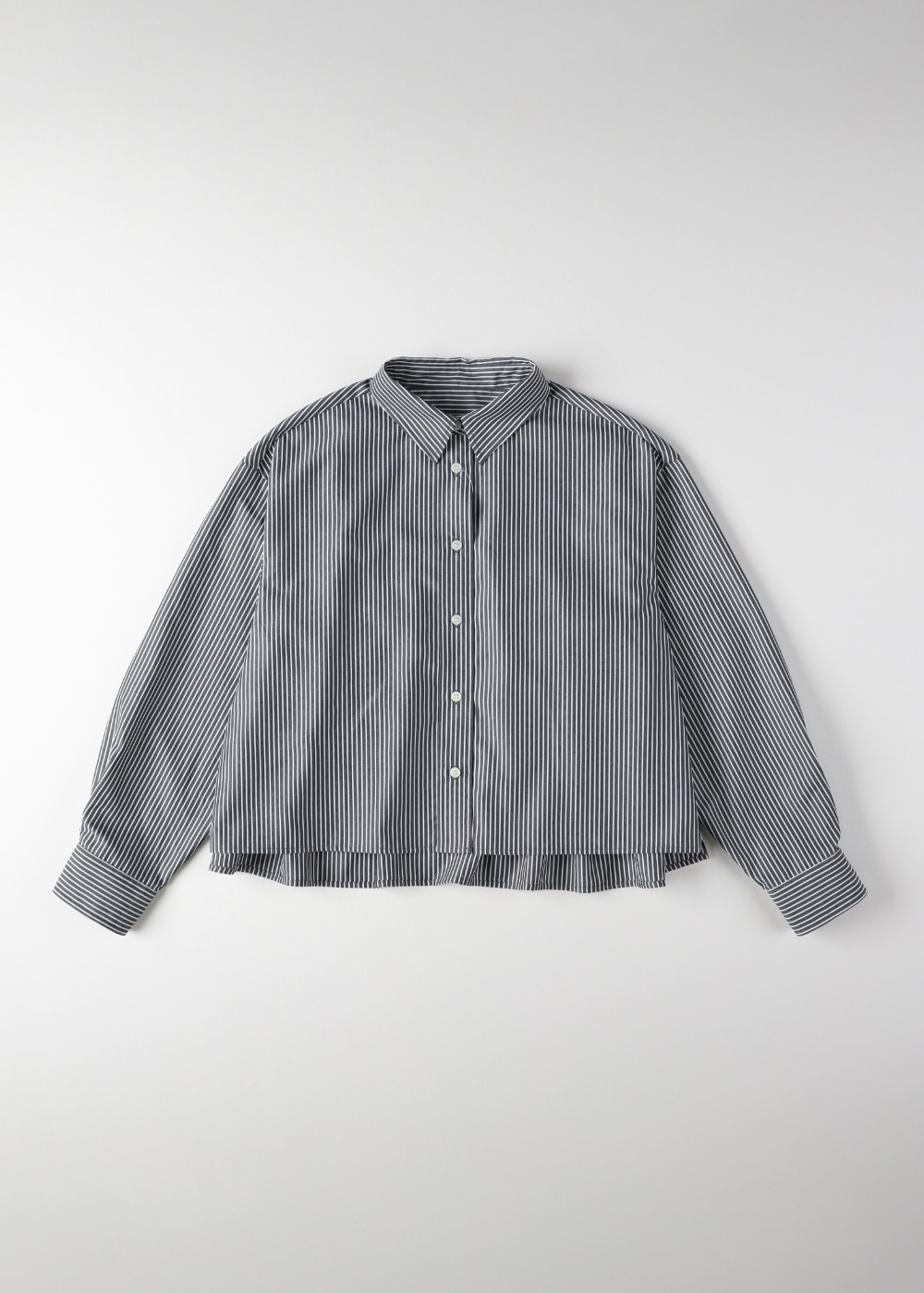 ストライプショートシャツ