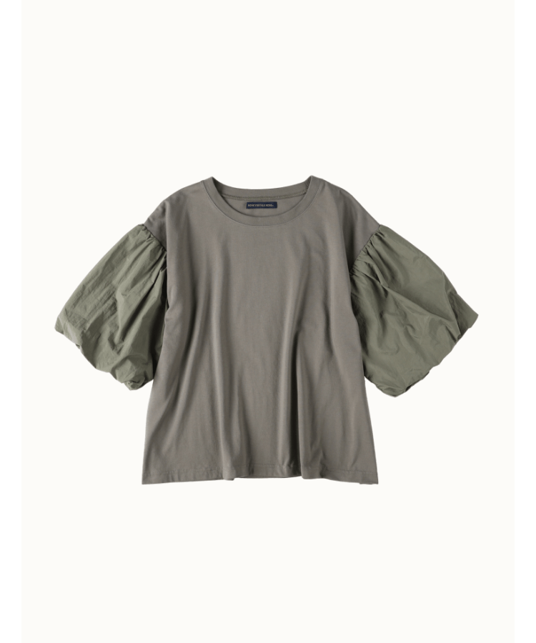 接触冷感袖バルーンＴ