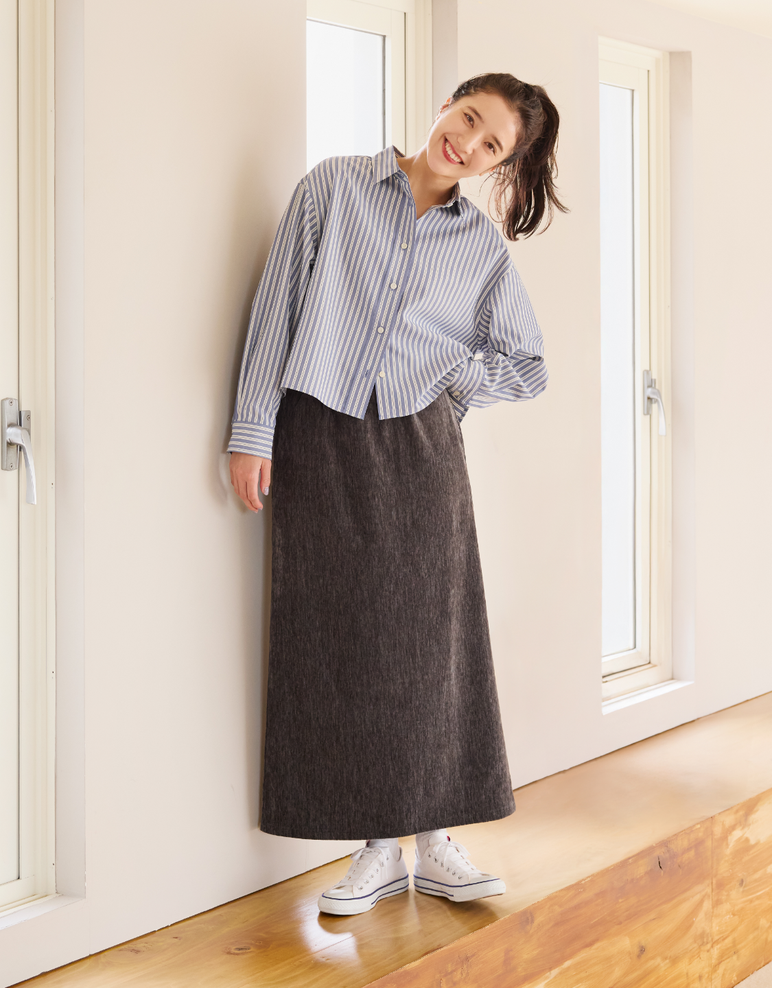 シェニールスカート