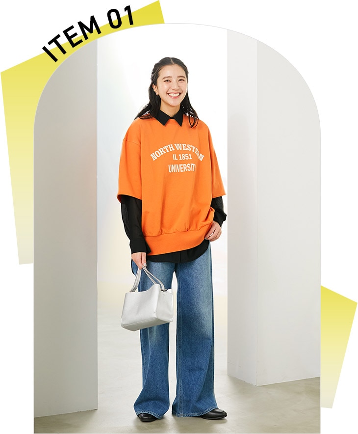 カレッジロゴプルオーバー